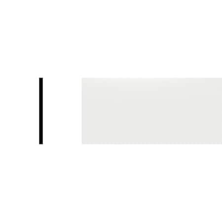 Ekena Millwork 11 1/4"W x 5/8"T x 96"L S4S Board, PVC S4S58X12X96SWPV